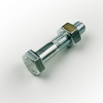 M10x55 CL4.6 Z/P Hex Bolt & Nut-75