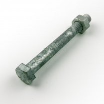 M10x80 CL4.6 Gal Hex Bolt & Nut-75