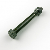 M10x90 CL4.6 Blk Hex Bolt & Nut-50