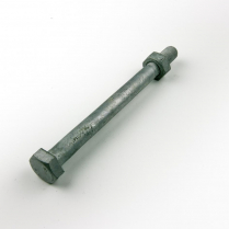 M10x120 CL4.6 Gal Hex Bolt & Nut-50