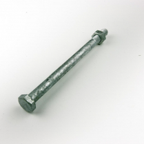 M10x170 CL4.6 Gal Hex Bolt & Nut-100