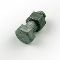 M12x30 CL4.6 Gal Hex Bolt & Nut-250