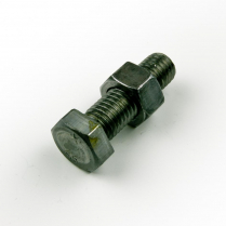 M12x45 CL4.6 Blk Hex Bolt & Nut-200