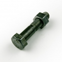M12x50 CL4.6 Blk Hex Bolt & Nut-150