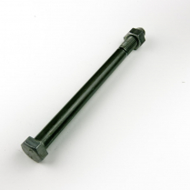 M12x140 CL4.6 Blk Hex Bolt & Nut-100