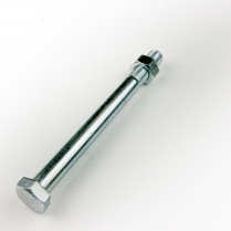 M12x140 CL4.6 Z/P Hex Bolt & Nut-100