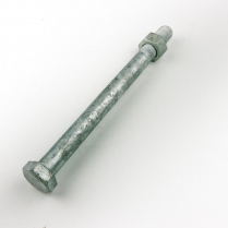 M12x170 CL4.6 Gal Hex Bolt & Nut-75