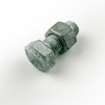 M16x40 CL4.6 Gal Hex Bolt & Nut-100