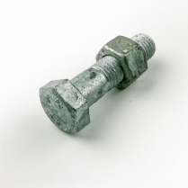 M16x65 CL4.6 Gal Hex Bolt & Nut-75