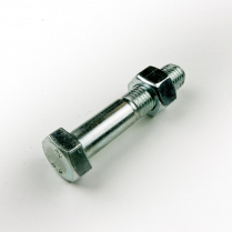 M16x75 CL4.6 Z/P Hex Bolt & Nut-75