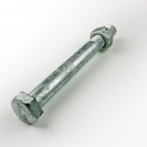 M16x150 CL4.6 Gal Hex Bolt & Nut-40