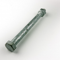 M16x190 CL4.6 Gal Hex Bolt & Nut-25