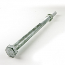 M16x240 CL4.6 Gal Hex Bolt & Nut-25