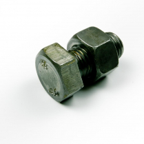 M20x40 CL4.6 Blk Hex Bolt & Nut-50