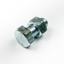 M20x40 CL4.6 Z/P Hex Bolt & Nut-50