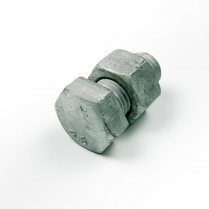 M20x45 CL4.6 Gal Hex Bolt & Nut-50