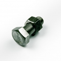 M20x60 CL4.6 Blk Hex Bolt & Nut-50