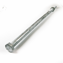 M20x650 CL4.6 Gal Hex Bolt & Nut-8