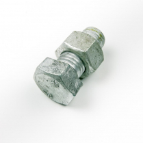 M24x50 CL4.6 Gal Hex Bolt & Nut-25