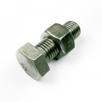 M24x60 CL4.6 Blk Hex Bolt & Nut-25
