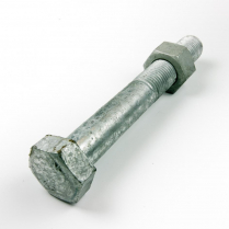 M27x200 CL4.6 Gal Hex Bolt & Nut-10