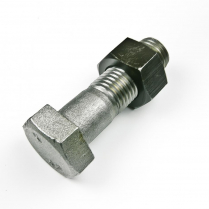 M30x90 CL4.6 Blk Hex Bolt & Nut-15