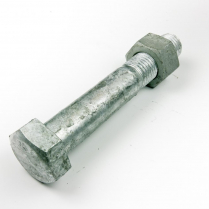 M30x150 CL4.6 Gal Hex Bolt & Nut-10