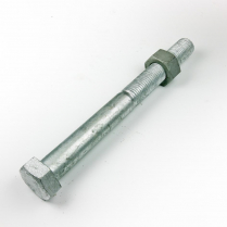 M30x350 CL4.6 Gal Hex Bolt & Nut-4