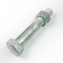 M33x180 CL4.6 Gal Hex Bolt & Nut-5
