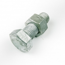 M36x100 CL4.6 Gal Hex Bolt & Nut-5*