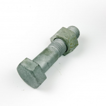 M36x150 CL4.6 Gal Hex Bolt & Nut-5