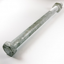 M36x500 CL4.6 Gal Hex Bolt & Nut-2