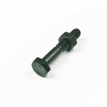 M06x30 CL8.8 Blk Hex Bolt & Nut-200