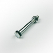M06x40 CL8.8 Z/P Hex Bolt & Nut-200