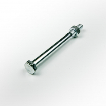 M06x75 CL8.8 Z/P Hex Bolt & Nut-200