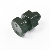 M08x20 CL8.8 Blk Hex Bolt & Nut-200