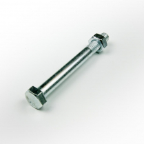 M08x75 CL8.8 Z/P Hex Bolt & Nut-100