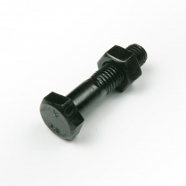 M10x50 CL8.8 Blk Hex Bolt & Nut-100