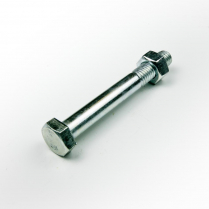 M10x90 CL8.8 Z/P Hex Bolt & Nut-50