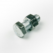 M12x25 CL8.8 Z/P Hex Bolt & Nut-75