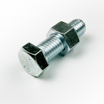 M12x40 CL8.8 Z/P Hex Bolt & Nut-75