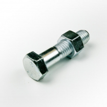 M12x55 CL8.8 Z/P Hex Bolt & Nut-50