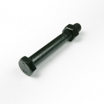 M12x100 CL8.8 Blk Hex Bolt & Nut-25