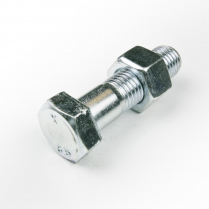 M16x65 CL8.8 Z/P Hex Bolt & Nut-25