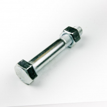 M16x100 CL8.8 Z/P Hex Bolt & Nut-25