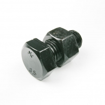 M20x40 CL8.8 Blk Hex Bolt & Nut-25