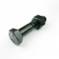 M20x90 CL8.8 Blk Hex Bolt & Nut-20
