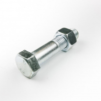 M20x100 CL8.8 Z/P Hex Bolt & Nut-10