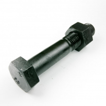 M30x160 CL8.8 Blk Hex Bolt & Nut-5