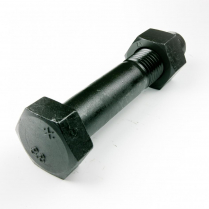 M30x200 CL8.8 Blk Hex Bolt & Nut-5